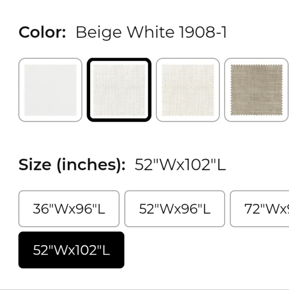 Liz Linen Pinch Pleat Ready Made Curtain with Room Darkening Lining - Picture 2 of 6